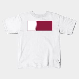 Flag of Qatar Kids T-Shirt